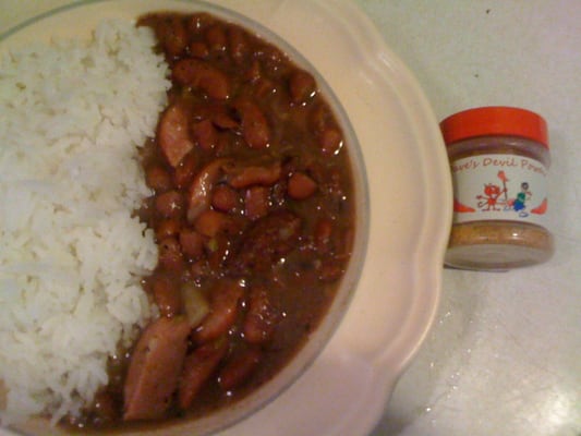 Red beans and rice.