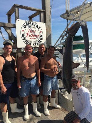 Offshore Shark trip for the boys