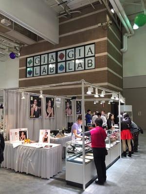 GIA provides stone identification services at the AGTA show