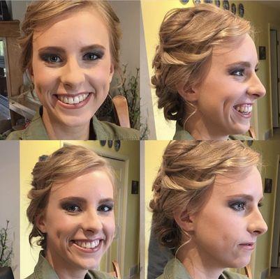 Prom makeup