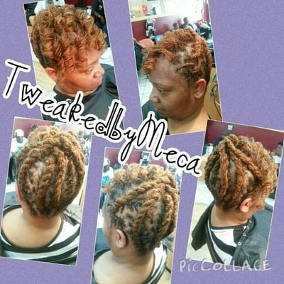 Sisterlocks style #TweakedbyMeca