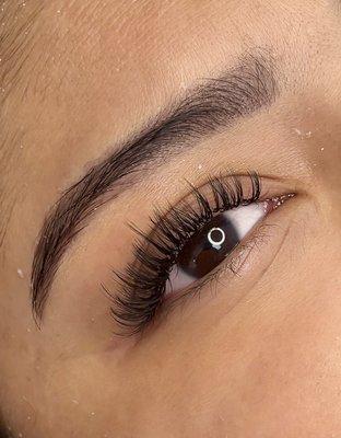 Lash extensions Wispy set