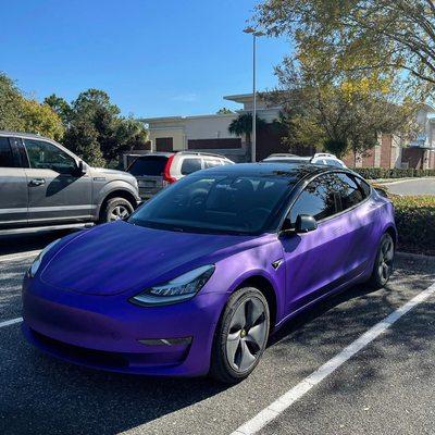 Aluminum grape vinyl wraps