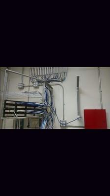 Structured cabling is a common occurrence here at RCR. We provide all of your wiring and networking needs!