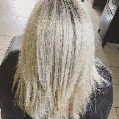 Ombré hair color...Dark roots