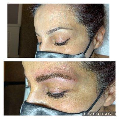 Brow microblading by Sarah