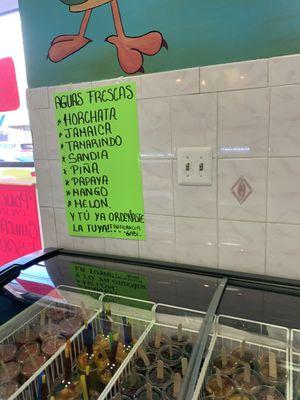 Agua Frescas selection