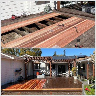 Deck repair!