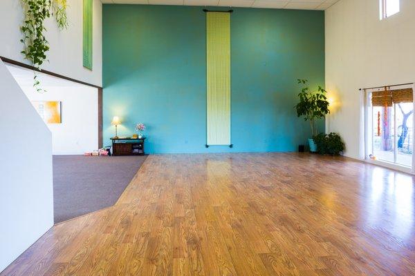 Our yoga and tai chi studio is spacious and airy.