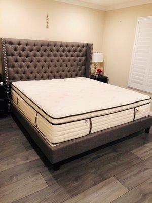 New King size Mattress with Latex top!