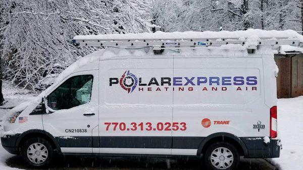 Polar Express HVAC Van