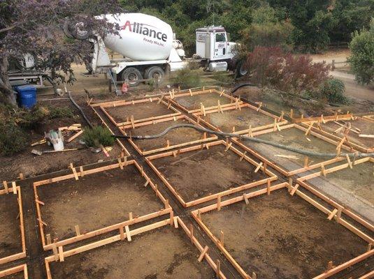 Driveway framing