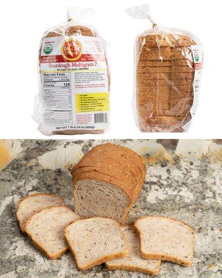 Sourdough Multigrain 7 Classic sourdough without sugar and without yeast on a natural starter with seven grains.