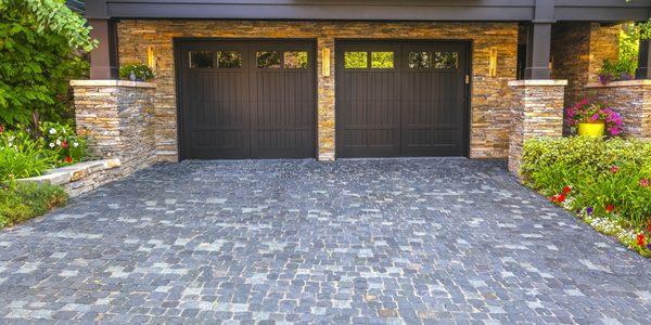 Double car garage door