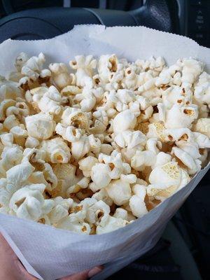 Plain popcorn, yummmm