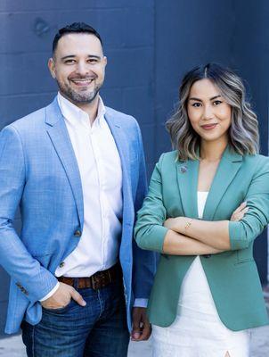 Attorneys Daniel Valdez and Thi Ho Valdez