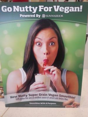 Welcome and Say Hello to our new family member!
 The Super Nutty Smoothie...you can also try it as an additional enhancer!