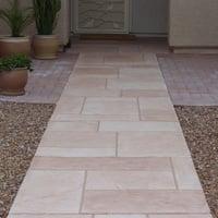 Faux Tile Walkway