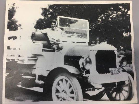 The first Pink Transfer truck back in 1928!