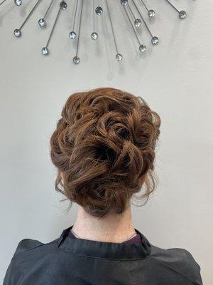 This was my updo for a black tie event.