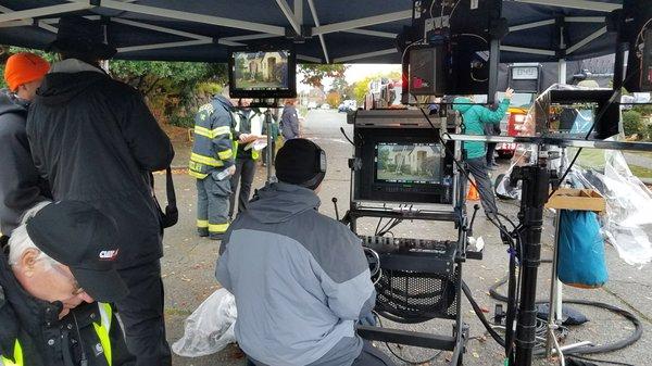 On the set of an ABC pilot