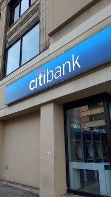 The facade at Citibank