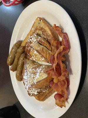 3 if a kind French toast breakfast