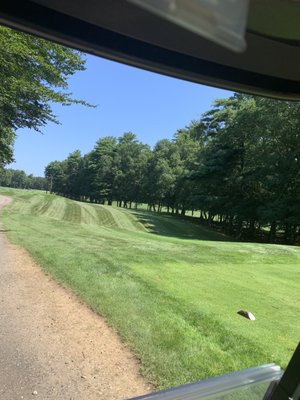 Fairways nicely defined, rough nicely maintained, greens in pretty good shape for this time of year and amount of play.