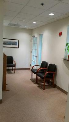 Calming waiting room