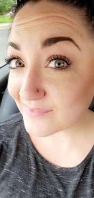 Nose (re)piercing. Love it!