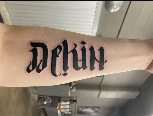 Ambigram Tattoo