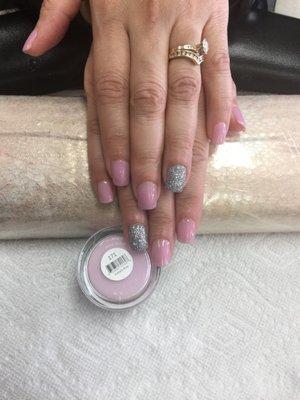 SNS nails.  Done by Gloria