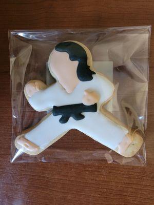 Homemade TaeKwonDo sugar cookie by my GrL @JustAddKare ...