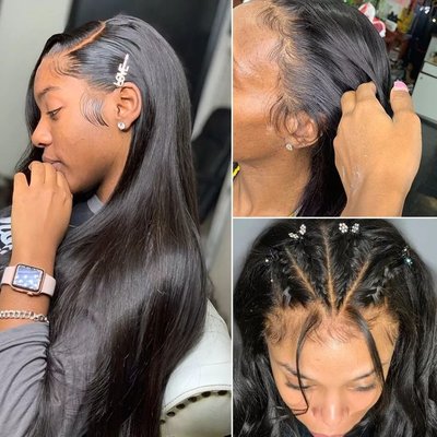 Lace front wig install