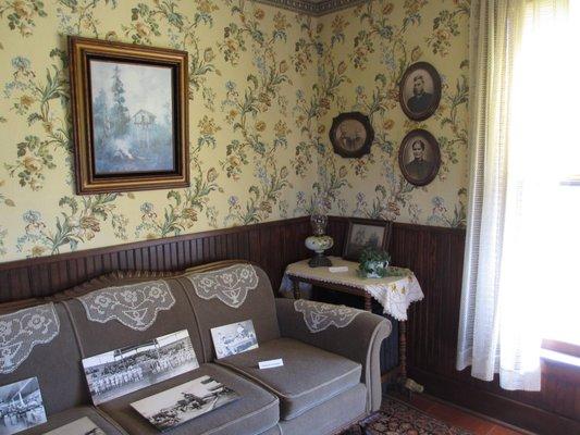 Oscar Anderson House Museum living room.