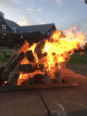 Fire Pit before dinner