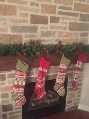 We replaced our dated fireplace with natural stone. Looks great and the timeless look will last forever.