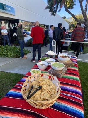 Celebrating end of year at the office