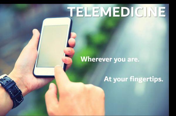 Telemedicine is the newest way to get quick and convenient access to healthcare. Can't take off of work? No Problem! Give us a call!