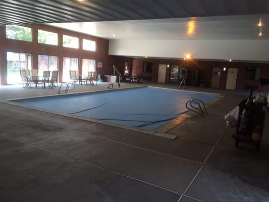 Indoor heated pool!