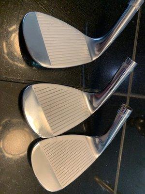 10 year old Vokey Wedges re-groved and re-chromed--looked very used before they were redone by the Iron Factory