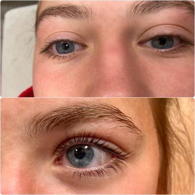 Lash lift & tint