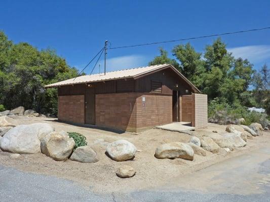 Bathroom facility building.