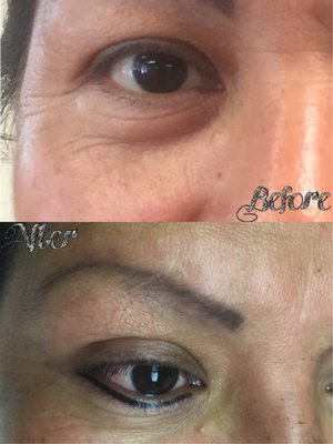 Permanent eyeliner