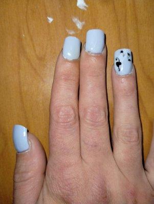 Terrible nail job