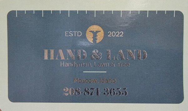 Hand & Land