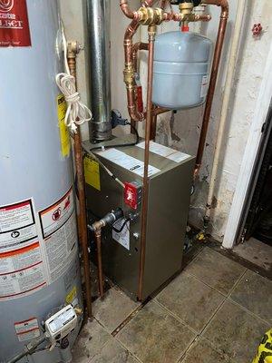 New gas boiler