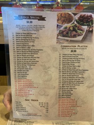 Menus