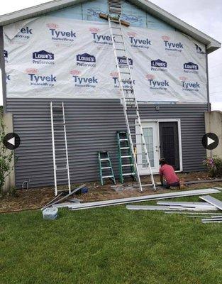 New siding