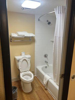 Picture of King Suite (non-smoking, like all their rooms are) bathroom